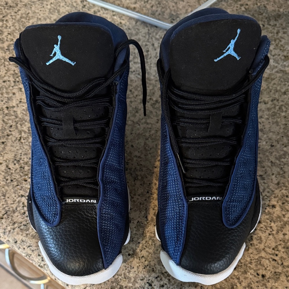Jordan Athletic Shoes in Black and Blue